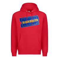 Red blockbuster Premium Hoodie - DesignPulse