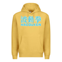 Antique Gold hadouken street arcade fighter retro ryu gaming funny Premium Hoodie - DesignPulse
