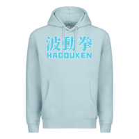 Blue Mist hadouken street arcade fighter retro ryu gaming funny Premium Hoodie - DesignPulse
