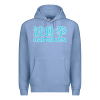 Colony Blue hadouken street arcade fighter retro ryu gaming funny Premium Hoodie - DesignPulse