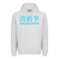 Dove Grey hadouken street arcade fighter retro ryu gaming funny Premium Hoodie - DesignPulse