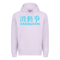 Lilac hadouken street arcade fighter retro ryu gaming funny Premium Hoodie - DesignPulse