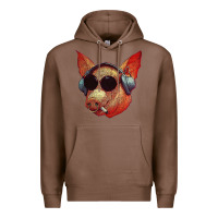 Chestnut Blodwyn pig Premium Hoodie - DesignPulse