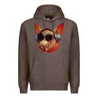 Coffee Blodwyn pig Premium Hoodie - DesignPulse