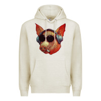 Oatmeal Heather Blodwyn pig Premium Hoodie - DesignPulse