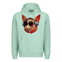 Seafoam Blodwyn pig Premium Hoodie - DesignPulse