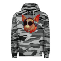 Slate Camo Blodwyn pig Premium Hoodie - DesignPulse