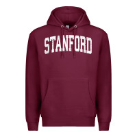 Burgundy stanford california ca vintage athletic sports design t shirt Premium Hoodie - DesignPulse