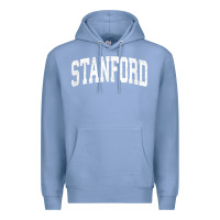 Colony Blue stanford california ca vintage athletic sports design t shirt Premium Hoodie - DesignPulse