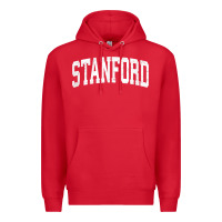 Red stanford california ca vintage athletic sports design t shirt Premium Hoodie - DesignPulse
