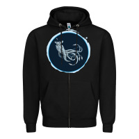 Black Sea Emperor Transparent Graphic Zipper Hoodie - Bettercallsaul