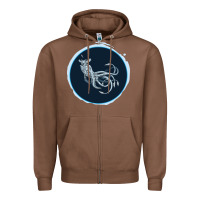 Chestnut Sea Emperor Transparent Graphic Zipper Hoodie - Bettercallsaul