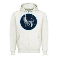 Oatmeal Heather Sea Emperor Transparent Graphic Zipper Hoodie - Bettercallsaul