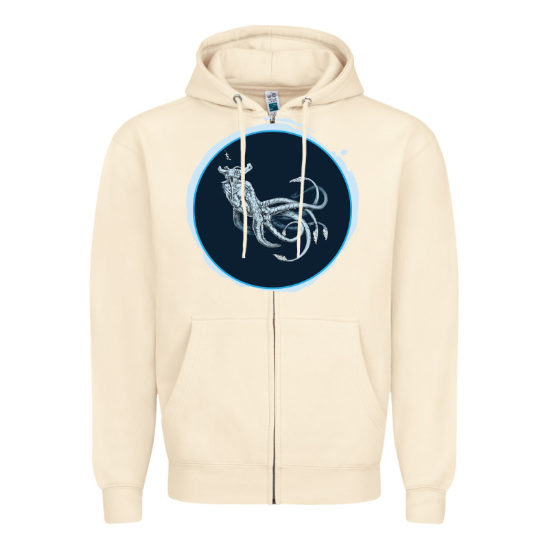 Sea Emperor Transparent Graphic Zipper Hoodie by Bettercallsaul | Teevron