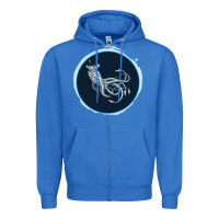 True Royal Sea Emperor Transparent Graphic Zipper Hoodie - Bettercallsaul