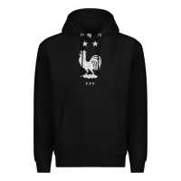 Black FFF Two Stars Premium Hoodie - DesignPulse