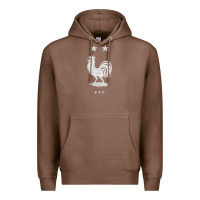 Chestnut FFF Two Stars Premium Hoodie - DesignPulse