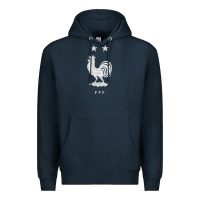 Navy FFF Two Stars Premium Hoodie - DesignPulse