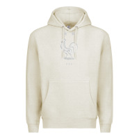 Oatmeal Heather FFF Two Stars Premium Hoodie - DesignPulse