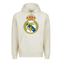 Oatmeal Heather real,madrid Premium Hoodie - DesignPulse