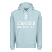 Blue Mist stanford university logo Premium Hoodie - DesignPulse