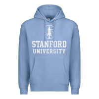 Colony Blue stanford university logo Premium Hoodie - DesignPulse