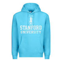 Ocean Blue stanford university logo Premium Hoodie - DesignPulse