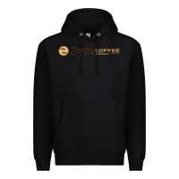Black ziggi's coffee Premium Hoodie - DesignPulse