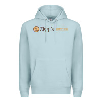 Blue Mist ziggi's coffee Premium Hoodie - DesignPulse