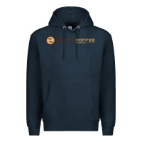 Navy ziggi's coffee Premium Hoodie - DesignPulse
