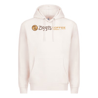 Pale Pink ziggi's coffee Premium Hoodie - DesignPulse