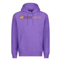 Purple ziggi's coffee Premium Hoodie - DesignPulse