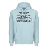 Blue Mist there is no hope its fucked everything is ruined Premium Hoodie - DesignPulse