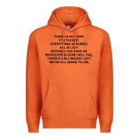 Carrot there is no hope its fucked everything is ruined Premium Hoodie - DesignPulse
