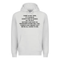 Dove Grey there is no hope its fucked everything is ruined Premium Hoodie - DesignPulse