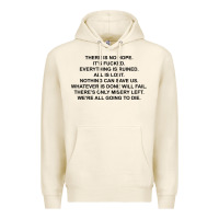 Tofu there is no hope its fucked everything is ruined Premium Hoodie - DesignPulse