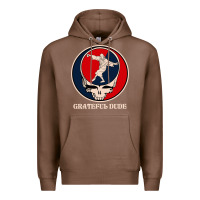 Chestnut grateful dude Premium Hoodie - DesignPulse