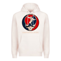 Pale Pink grateful dude Premium Hoodie - DesignPulse