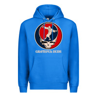 True Royal grateful dude Premium Hoodie - DesignPulse