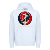 White grateful dude Premium Hoodie - DesignPulse