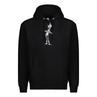 Black vintage wizard of oz tinman Premium Hoodie - DesignPulse