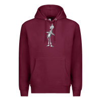 Burgundy vintage wizard of oz tinman Premium Hoodie - DesignPulse