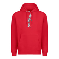 Red vintage wizard of oz tinman Premium Hoodie - DesignPulse
