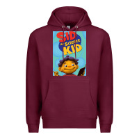 Burgundy Sid The Science Kid for friend Premium Hoodie - DesignPulse