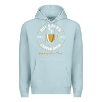 Blue Mist bill and bob coffee shop aa recovery gift t shirt Premium Hoodie - PixelWave