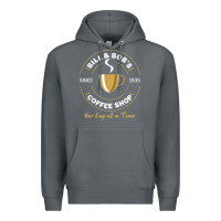 Rock bill and bob coffee shop aa recovery gift t shirt Premium Hoodie - PixelWave