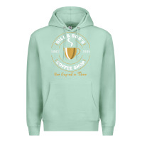 Seafoam bill and bob coffee shop aa recovery gift t shirt Premium Hoodie - PixelWave
