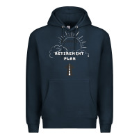 Navy the rapture is my retirement plan bible heaven jesus Premium Hoodie - PixelWave