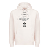 Pale Pink the rapture is my retirement plan bible heaven jesus Premium Hoodie - PixelWave
