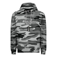 Slate Camo the rapture is my retirement plan bible heaven jesus Premium Hoodie - PixelWave